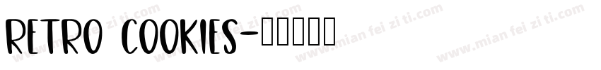 retro cookies字体转换